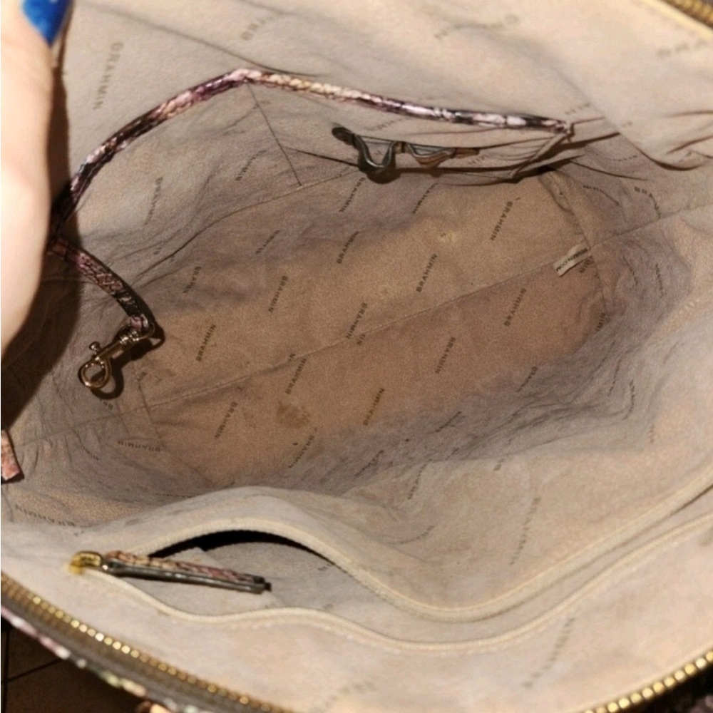 Brahmin Duxbury Rattlesnake a Melbourne crossbody bag - Picture 4 of 9
